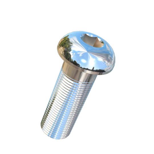 Titanium 7/8-14 X 2-1/2 UNF Button Head Socket Drive Allied Titanium Cap Screw